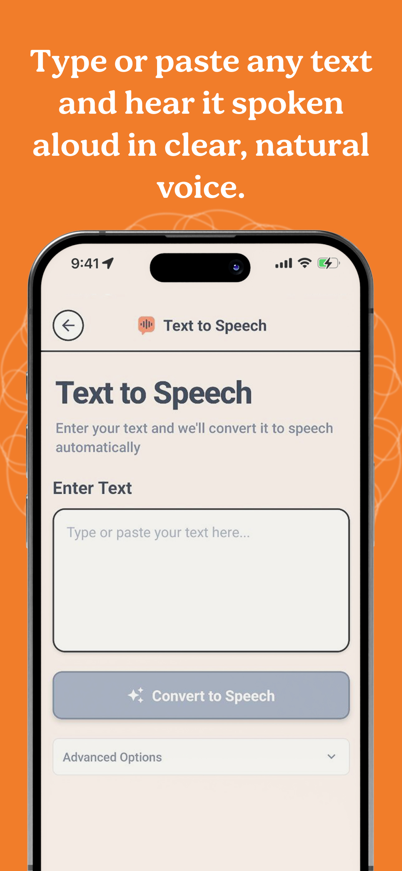 Text to Speech Feature