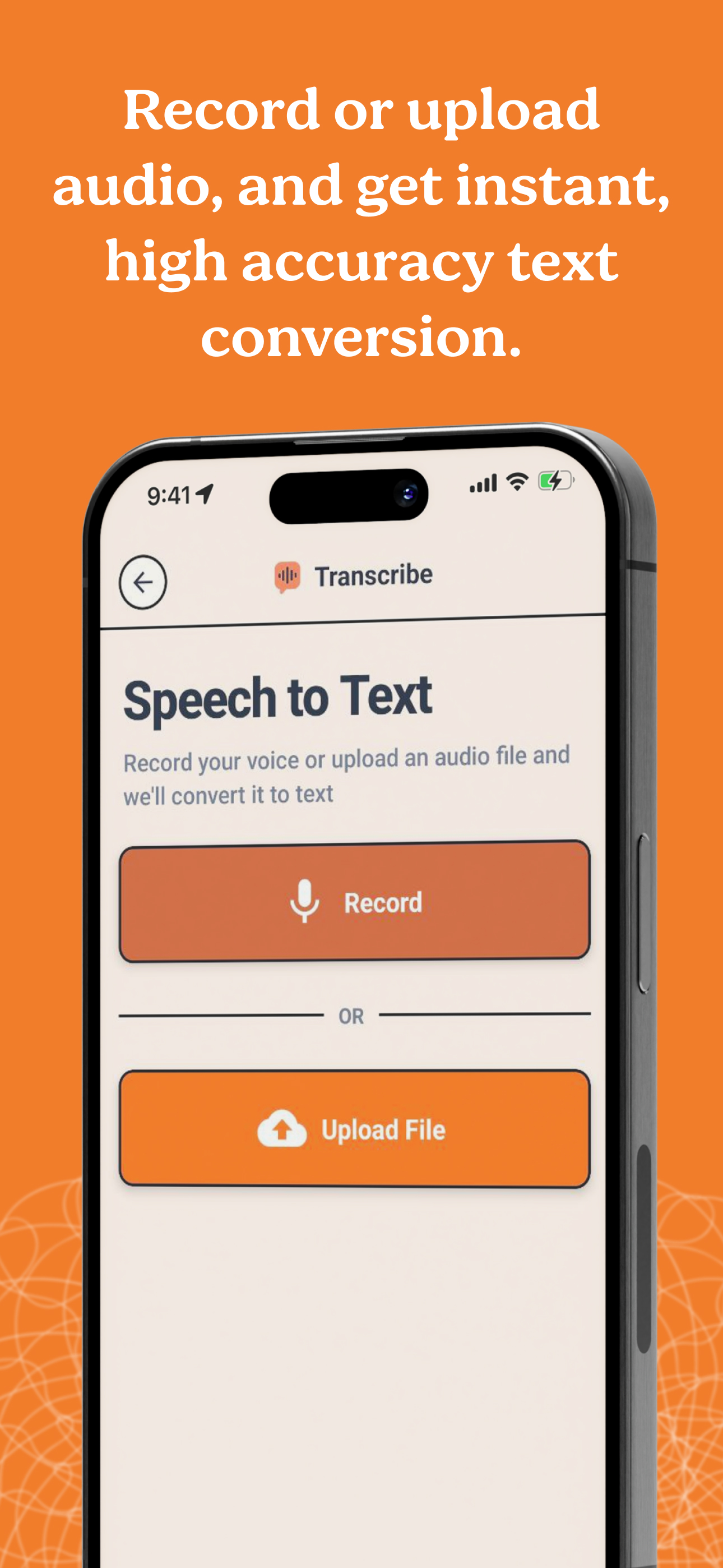 All-in-One App Home Screen