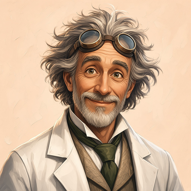 Mad Scientist AI voice